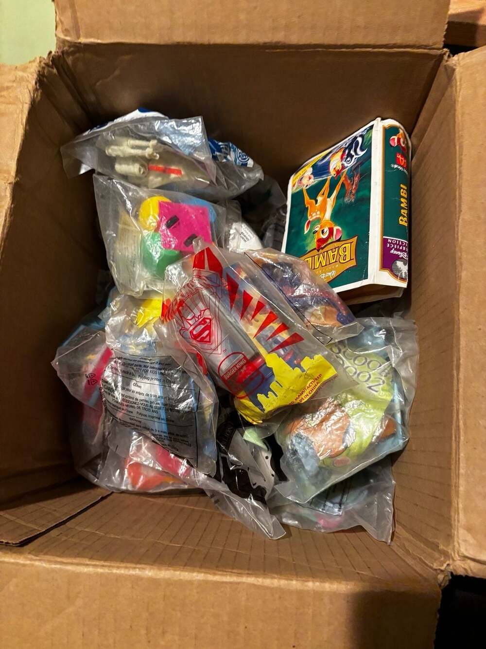 Vintage McDonald's Happy Meal, Burger King, and Disney Toys Lot 21 pieces